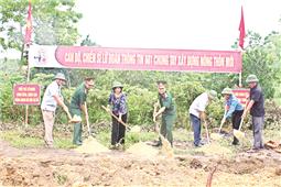 Khởi công xây dựng nhà văn hóa  xóm Mỹ Hòa, xã Cây Thị
